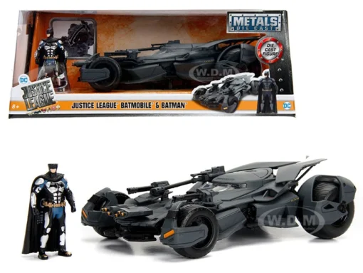 Buy 😀 Jada Toys Batman Justice League 2017 Batmobile With Diecast Batman Figure 1/24 By Jada 😀 7 Jada Toys Batman Justice League 2017 Batmobile With Diecast Batman Figure 1/24 By Jada