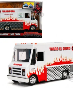 Jada Toys Deadpool Taco Truck With Deadpool Diecast Figure "Marvel" Series By Jada