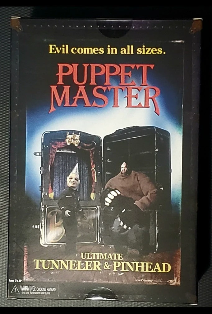 New 😍 Puppet Master – 7″ Scale Action Figure – Pinhead & Tunneler 2 Pack By NECA 🛒 18 Puppet Master – 7″ Scale Action Figure – Pinhead & Tunneler 2 Pack By NECA