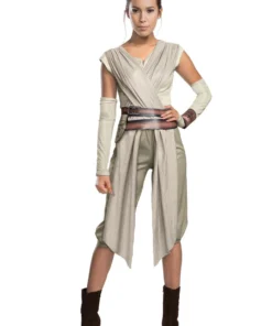 Halloweencostumes.com Adult Deluxe Star Wars The Force Awakens Rey Costume Cosplay, Halloween Costumes