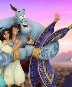 Aladdin Group Hug Figurine By Enesco, LLC Group Hug - Disney Traditions