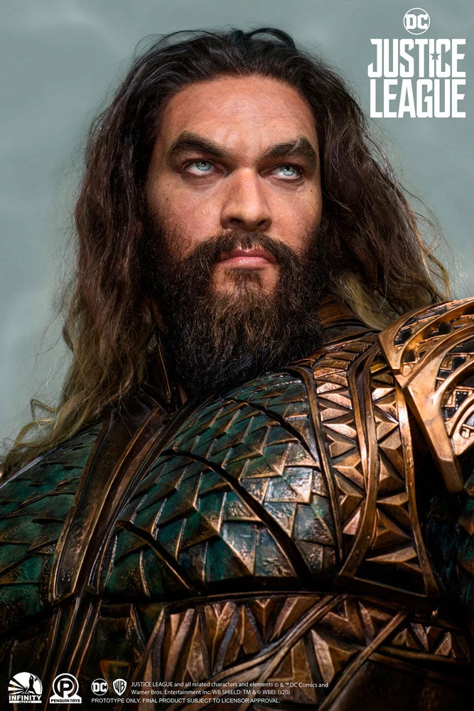 Best Sale 🥰 Aquaman Life-Size Bust By Infinity Studio Justice League 🎉 9 Aquaman Life-Size Bust By Infinity Studio Justice League