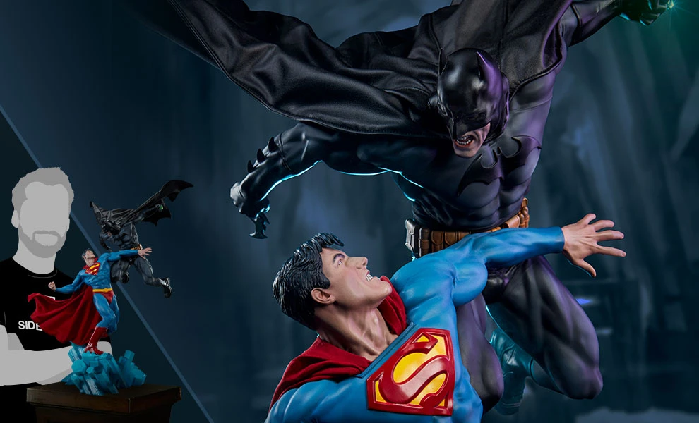 Brand new ✨ Batman Vs Superman Diorama By Sideshow Collectibles Collector Edition 🔔 1 Batman Vs Superman Diorama By Sideshow Collectibles Collector Edition