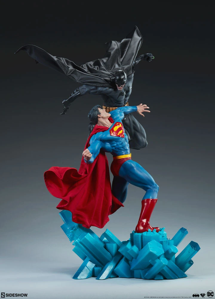 Brand new ✨ Batman Vs Superman Diorama By Sideshow Collectibles Collector Edition 🔔 28 Batman Vs Superman Diorama By Sideshow Collectibles Collector Edition