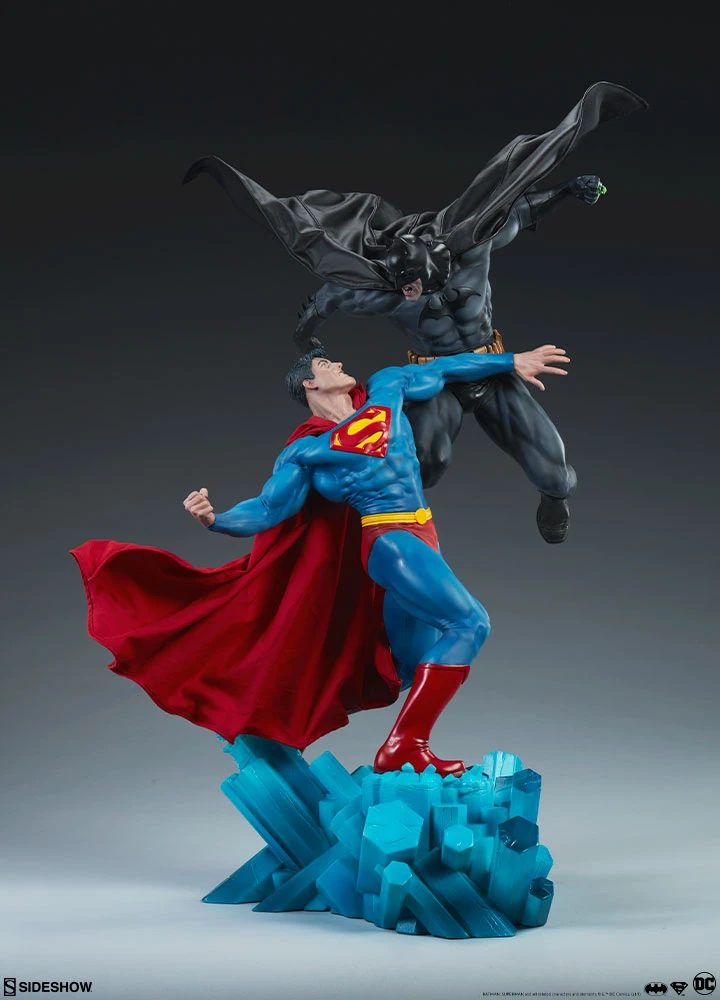 Brand new ✨ Batman Vs Superman Diorama By Sideshow Collectibles Collector Edition 🔔 14 Batman Vs Superman Diorama By Sideshow Collectibles Collector Edition