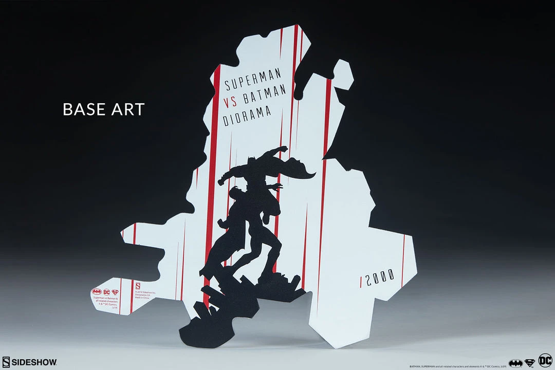 Brand new ✨ Batman Vs Superman Diorama By Sideshow Collectibles Collector Edition 🔔 6 Batman Vs Superman Diorama By Sideshow Collectibles Collector Edition