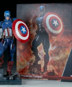 Captain America Premium Format™ Figure By Sideshow Collectibles Limited Edition