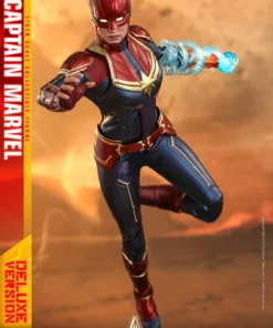 Avengers Earth's Heroes Captain Marvel Deluxe Version Sixth Scale Figure By Hot Toys Captain Marvel - Movie Masterpiece Series