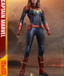 Avengers Earth's Heroes Captain Marvel Deluxe Version Sixth Scale Figure By Hot Toys Captain Marvel - Movie Masterpiece Series