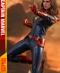Avengers Earth's Heroes Captain Marvel Deluxe Version Sixth Scale Figure By Hot Toys Captain Marvel - Movie Masterpiece Series