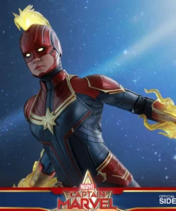 Avengers Earth's Heroes Captain Marvel Deluxe Version Sixth Scale Figure By Hot Toys Captain Marvel - Movie Masterpiece Series