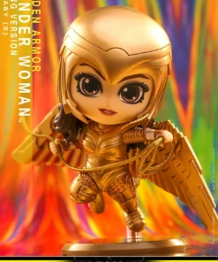 Golden Armor Wonder Woman (Flying Version) Collectible Figure By Hot Toys Wonder Woman 1984 - Cosbaby(S) Series