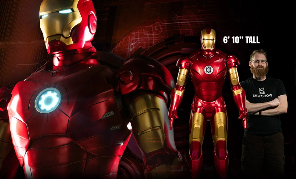 Outlet ๐ Avengers Earth's Heroes Iron Man Mark III Life-Size Figure By Sideshow Collectibles โค๏ธ 1 Avengers Earth's Heroes Iron Man Mark III Life-Size Figure By Sideshow Collectibles
