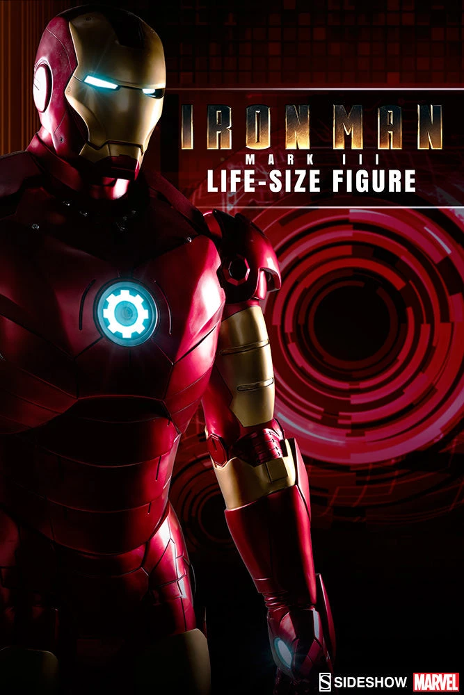 Outlet ๐ Avengers Earth's Heroes Iron Man Mark III Life-Size Figure By Sideshow Collectibles โค๏ธ 3 Avengers Earth's Heroes Iron Man Mark III Life-Size Figure By Sideshow Collectibles