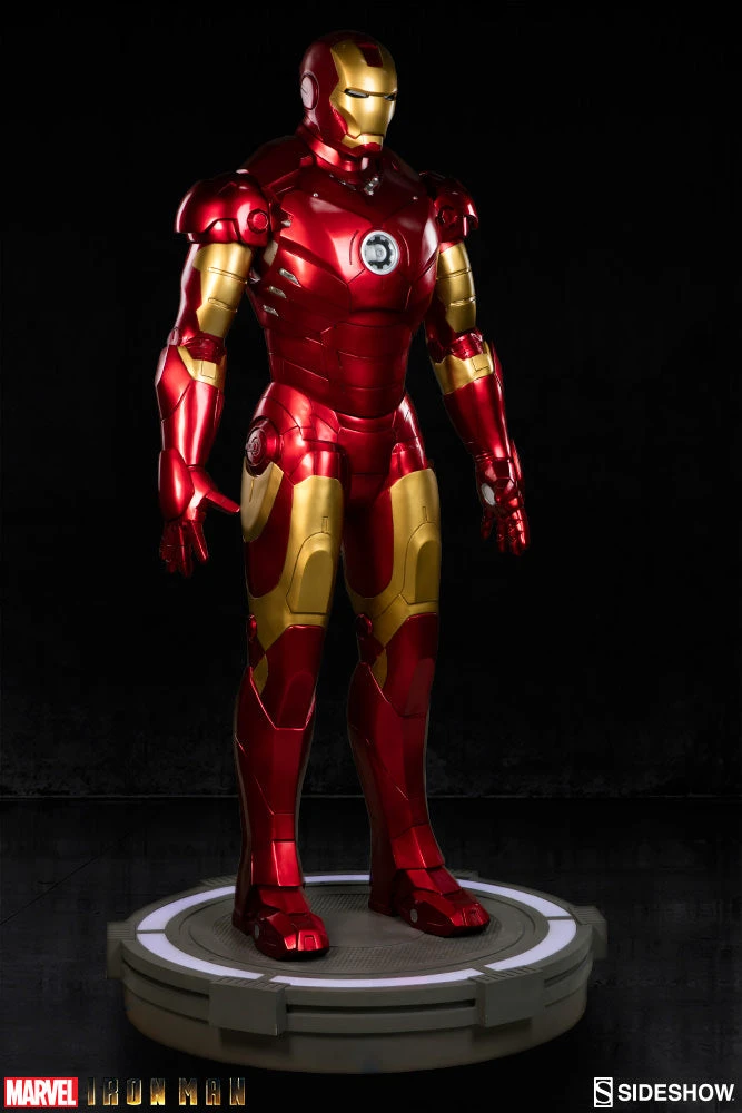 Outlet ๐ Avengers Earth's Heroes Iron Man Mark III Life-Size Figure By Sideshow Collectibles โค๏ธ 5 Avengers Earth's Heroes Iron Man Mark III Life-Size Figure By Sideshow Collectibles