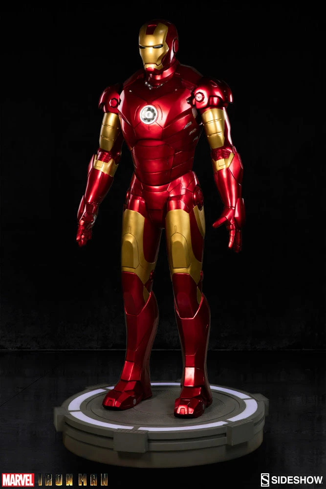 Outlet ๐ Avengers Earth's Heroes Iron Man Mark III Life-Size Figure By Sideshow Collectibles โค๏ธ 8 Avengers Earth's Heroes Iron Man Mark III Life-Size Figure By Sideshow Collectibles
