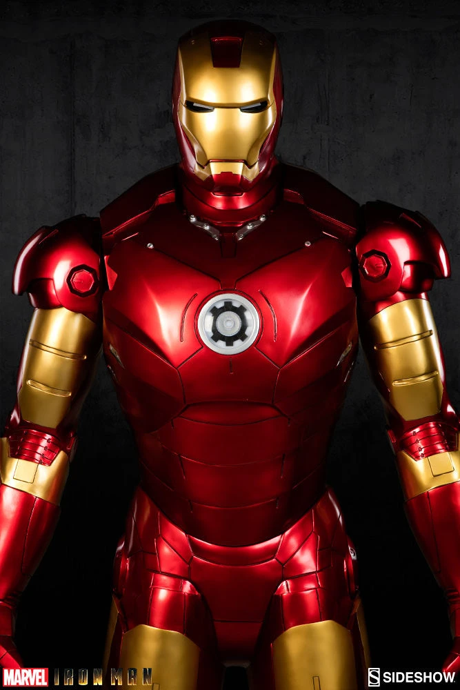Outlet ๐ Avengers Earth's Heroes Iron Man Mark III Life-Size Figure By Sideshow Collectibles โค๏ธ 9 Avengers Earth's Heroes Iron Man Mark III Life-Size Figure By Sideshow Collectibles