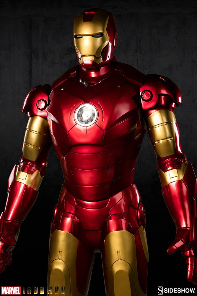 Outlet ๐ Avengers Earth's Heroes Iron Man Mark III Life-Size Figure By Sideshow Collectibles โค๏ธ 11 Avengers Earth's Heroes Iron Man Mark III Life-Size Figure By Sideshow Collectibles