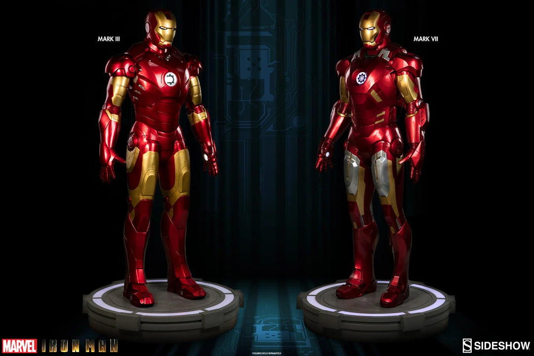 Outlet ๐ Avengers Earth's Heroes Iron Man Mark III Life-Size Figure By Sideshow Collectibles โค๏ธ 10 Avengers Earth's Heroes Iron Man Mark III Life-Size Figure By Sideshow Collectibles
