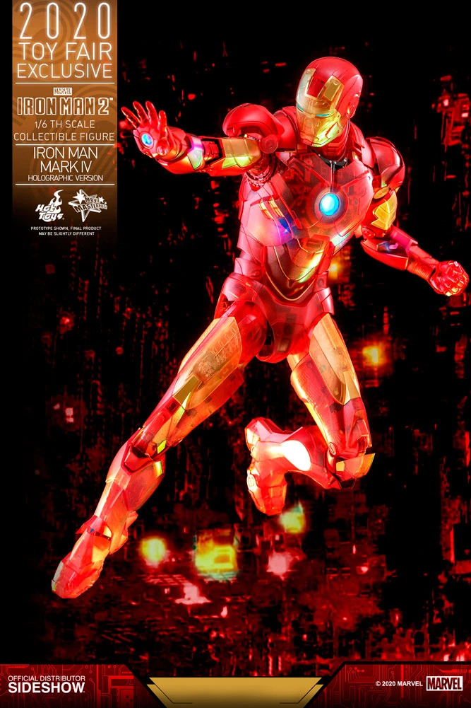 Discount ๐ Iron Man Mark IV (Holographic Version) Sixth Scale Figure By Hot Toys Iron Man 2 - Movie Masterpiece Series ๐ฅ 8 Iron Man Mark IV (Holographic Version) Sixth Scale Figure By Hot Toys Iron Man 2 - Movie Masterpiece Series