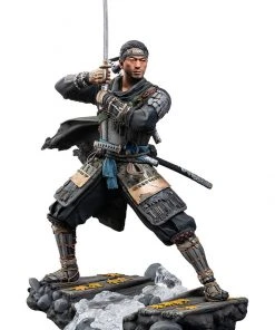 Jin Sakai Polystone Statue By Level52 Studios, 2020 Playstation Release Ghost Of Tsushima