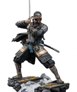 Jin Sakai Polystone Statue By Level52 Studios, 2020 Playstation Release Ghost Of Tsushima