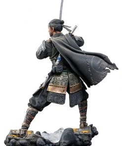Jin Sakai Polystone Statue By Level52 Studios, 2020 Playstation Release Ghost Of Tsushima