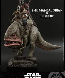 Hot Toys Sixth Scale Collectible Figures Mandalorian™ & Blurrg™ Sixth Scale Figure Set