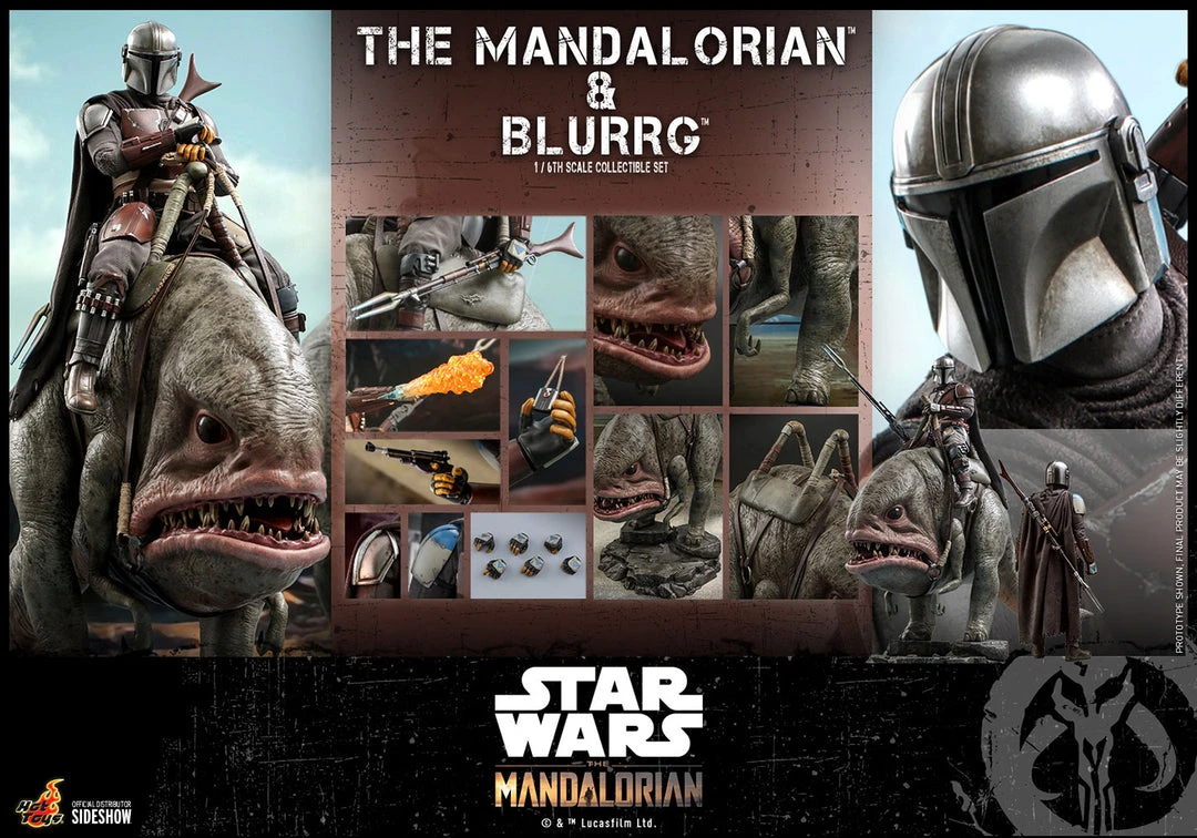 Outlet š Hot Toys Sixth Scale Collectible Figures Mandalorian⢠& Blurrg⢠Sixth Scale Figure Set āļø 15 Hot Toys Sixth Scale Collectible Figures Mandalorian⢠& Blurrg⢠Sixth Scale Figure Set