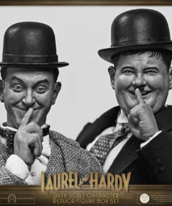 Sixth Scale Collectible Figures Stan Laurel And Oliver Hardy (Classic Suits) Box Set By BIG Chief Studios Replica Sixth Scale Figures