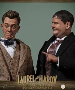 Sixth Scale Collectible Figures Stan Laurel And Oliver Hardy (Classic Suits) Box Set By BIG Chief Studios Replica Sixth Scale Figures