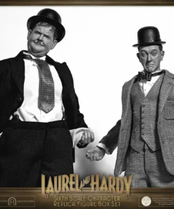 Sixth Scale Collectible Figures Stan Laurel And Oliver Hardy (Classic Suits) Box Set By BIG Chief Studios Replica Sixth Scale Figures
