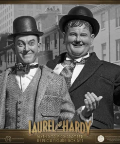 Sixth Scale Collectible Figures Stan Laurel And Oliver Hardy (Classic Suits) Box Set By BIG Chief Studios Replica Sixth Scale Figures