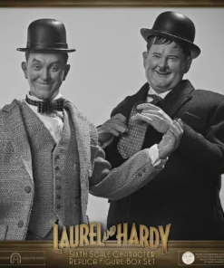 Sixth Scale Collectible Figures Stan Laurel And Oliver Hardy (Classic Suits) Box Set By BIG Chief Studios Replica Sixth Scale Figures