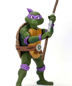 NECA Teenage Mutant Ninja Turtles Cartoon Donatello 1/4 Scale Action Figure