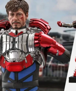 Tony Stark (Mark V Suit Up Version) Deluxe Sixth Scale Figure By Hot Toys Movie Masterpiece Series โ Iron Man 2