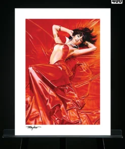 Vampirella: Roses For The Dead Fine Art Print By Renowned Comic Book Artist Mike Mayhew. Art Print By Sideshow Collectibles Art Work Murals & Prints