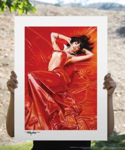 Vampirella: Roses For The Dead Fine Art Print By Renowned Comic Book Artist Mike Mayhew. Art Print By Sideshow Collectibles Art Work Murals & Prints